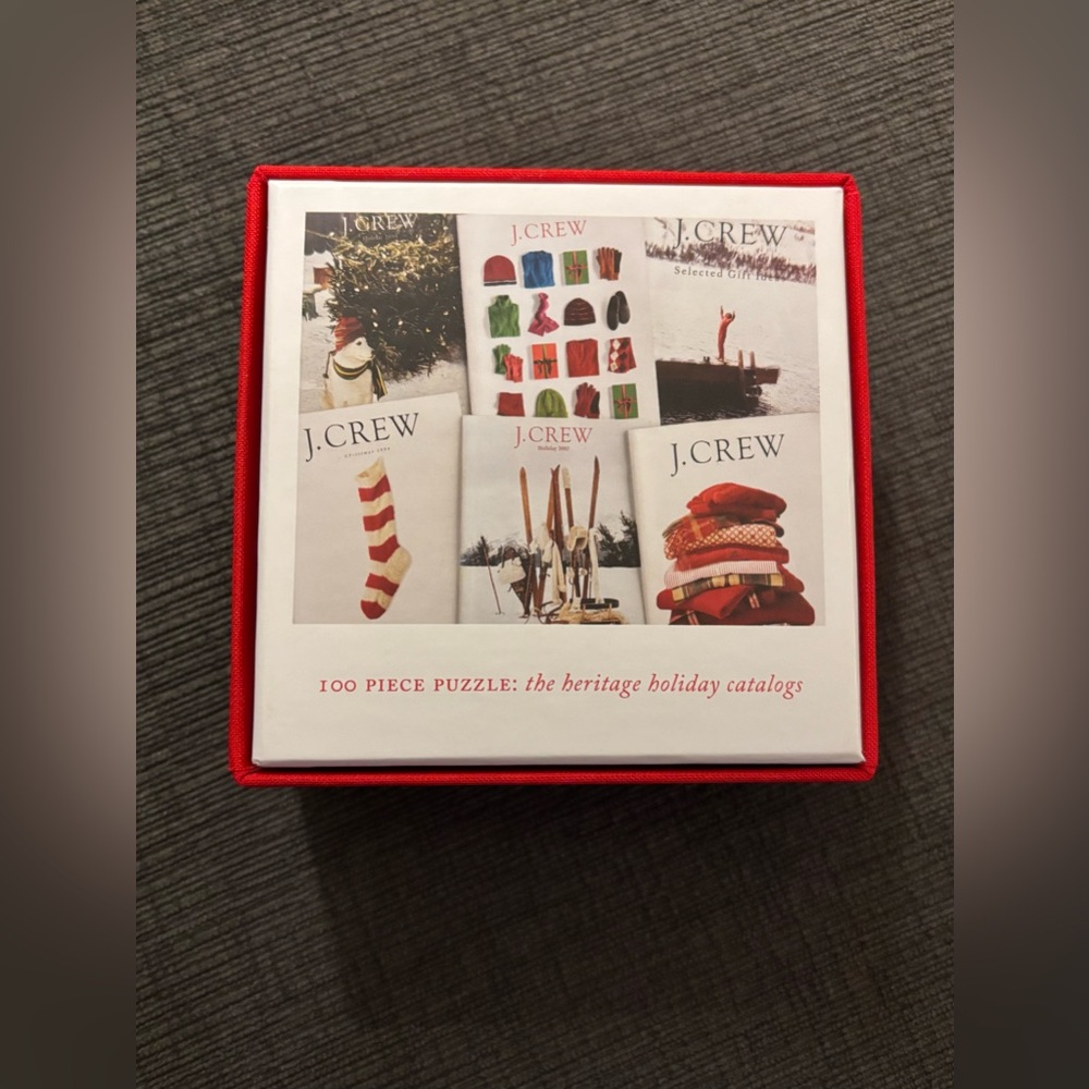 J. Crew Factory Nov. 2025 GWP 100-Piece Puzzle: The Heritage Holiday Catalogs